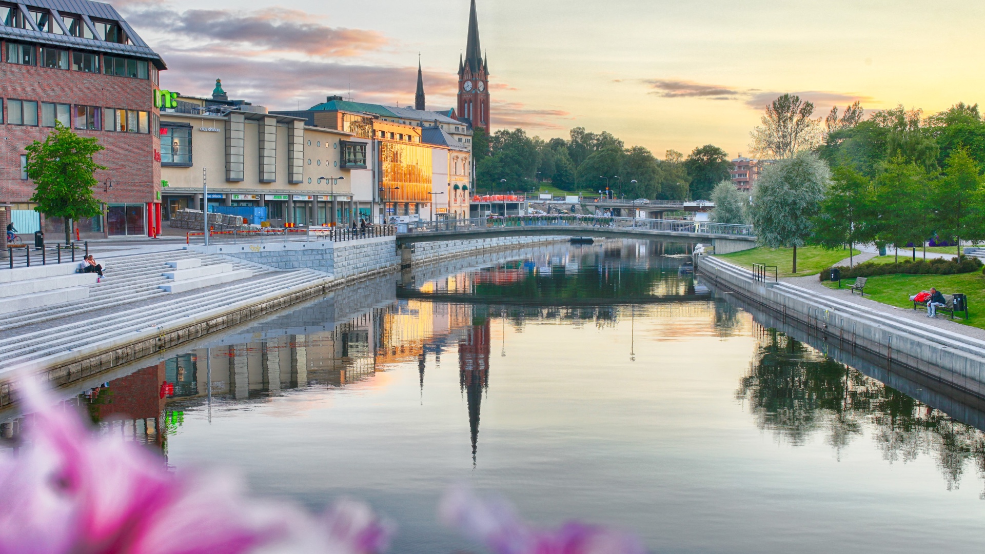 Sundsvall från ovan